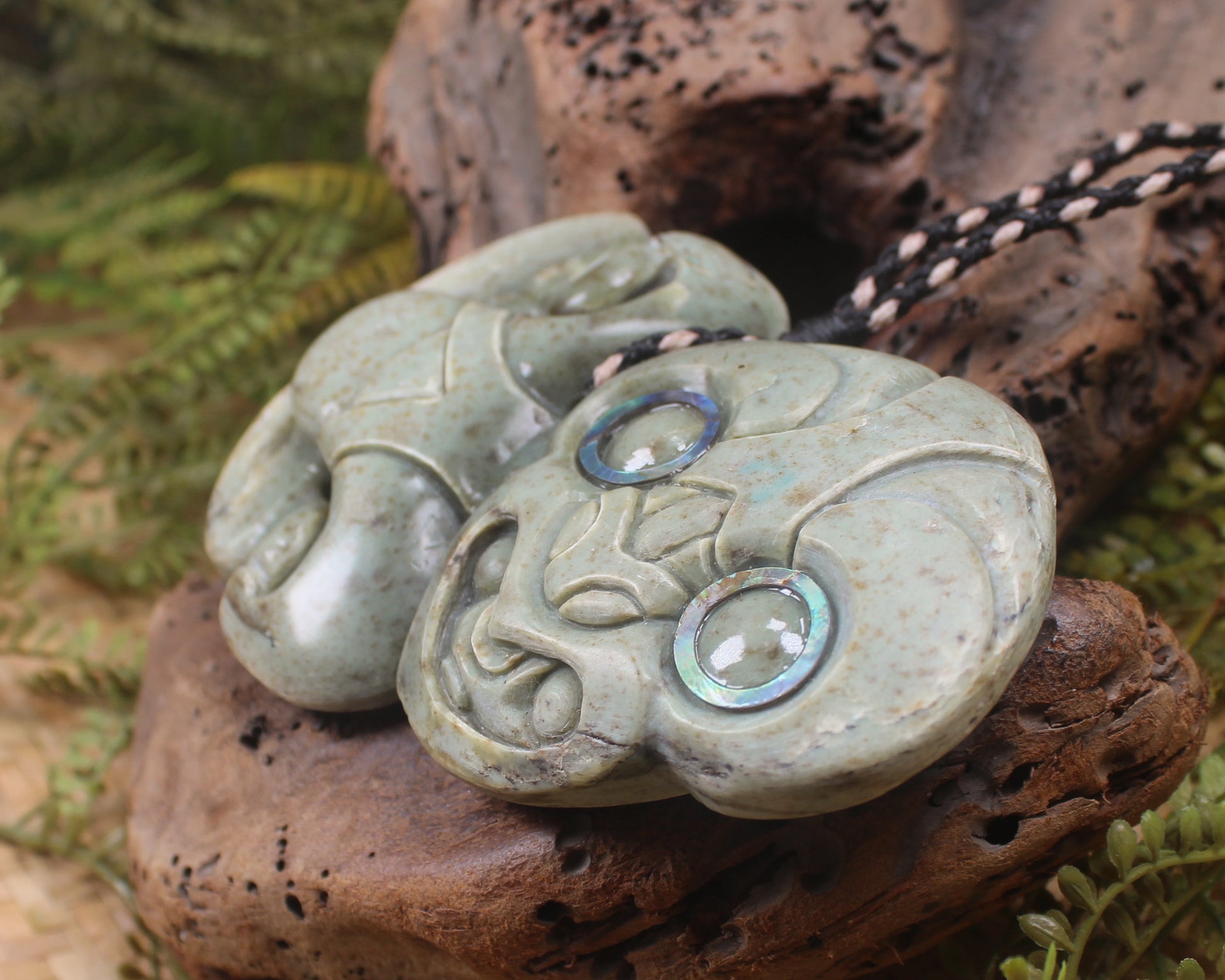 Kokopu Pounamu Hei Tiki - NZ Greenstone