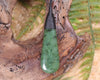 Roimata Teardrop carved from Hapopo Pounamu - NZ Greenstone
