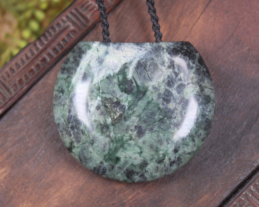 Breastplate or Shield carved from NZ Serpentine