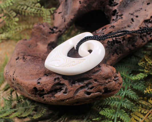 NZ Beef Bone Koru Heart