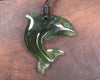 Dolphin or Aihe Pendant - Tangiwai Pounamu - NZ Greenstone