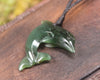 Dolphin or Aihe Pendant - Tangiwai Pounamu - NZ Greenstone