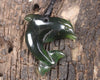 Dolphin or Aihe Pendant - Tangiwai Pounamu - NZ Greenstone