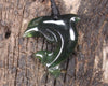 Dolphin or Aihe Pendant - Tangiwai Pounamu - NZ Greenstone