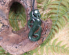 Manaia pendant carved from Rimu Pounamu - NZ Greenstone
