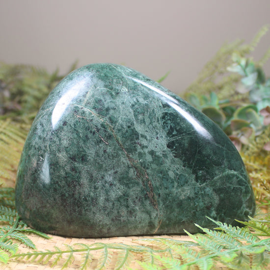 Freeform Serpentine Pounamu Sculpture - NZ Greenstone