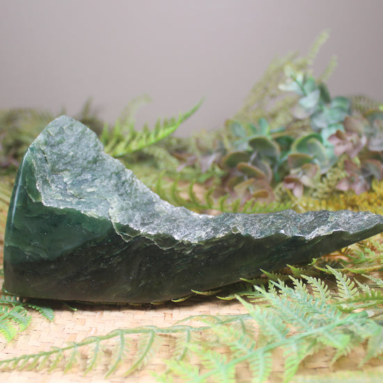 Freeform Rimu Pounamu Sculpture