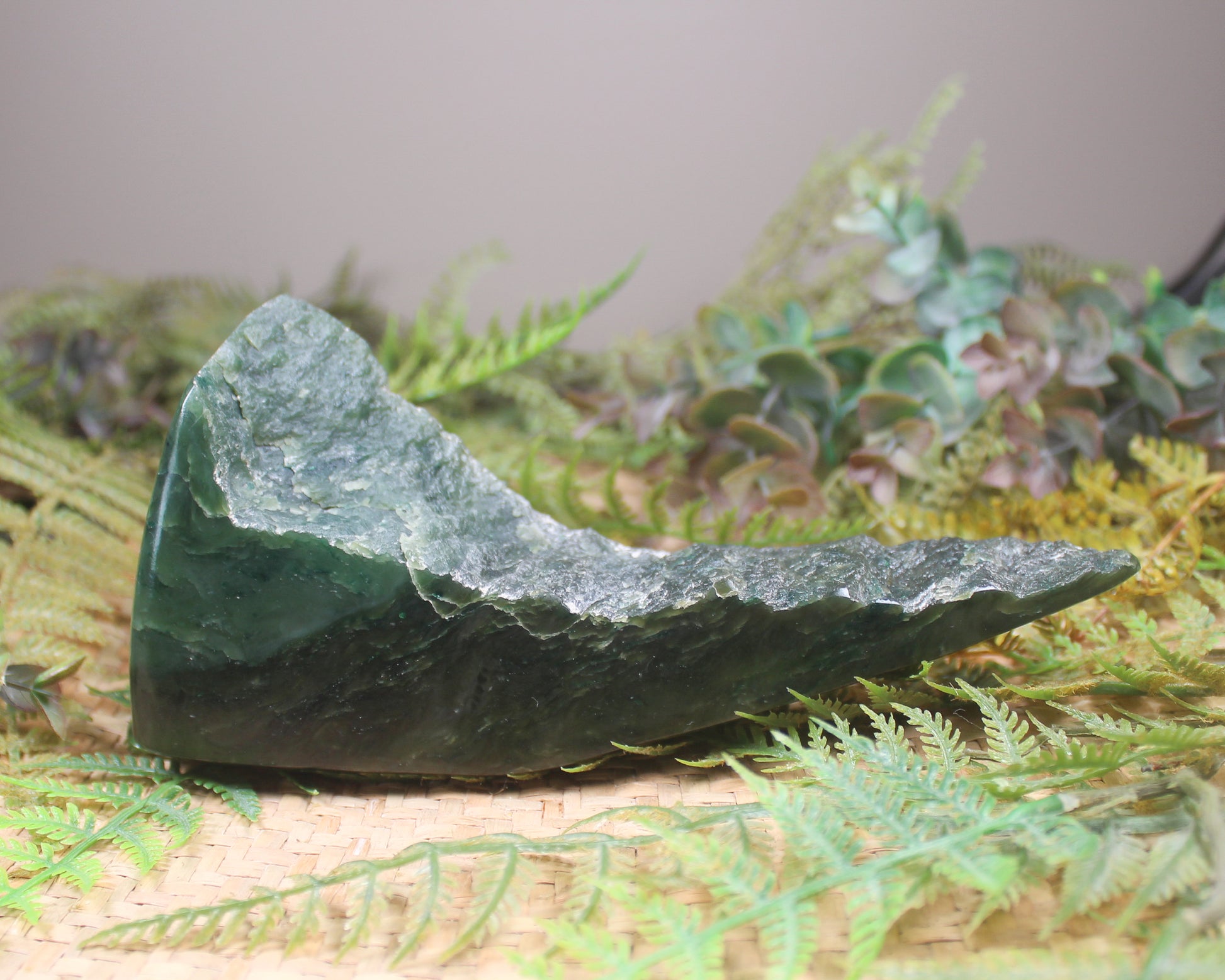 Freeform Rimu Pounamu Sculpture