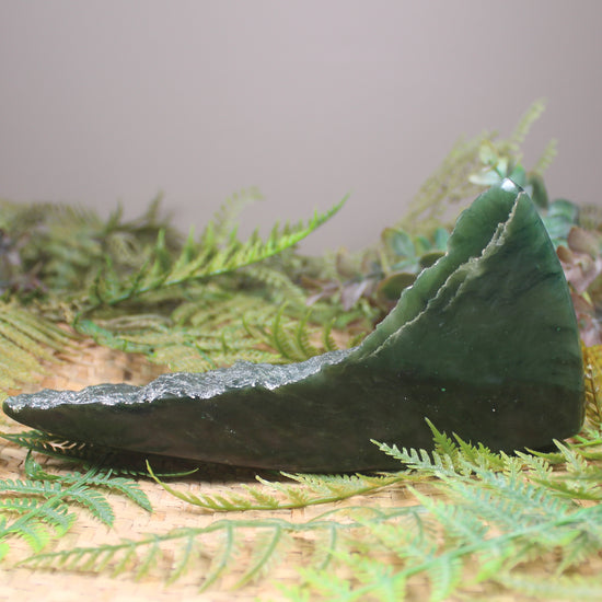 Freeform Rimu Pounamu Sculpture