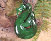 Manaia carved from Hapopo Pounamu - NZ Greenstone