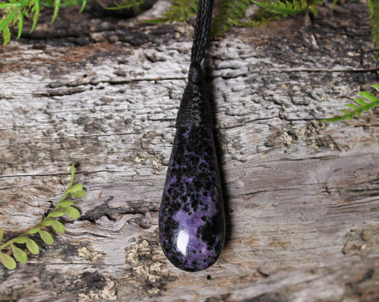Charoite Small Roimata Pendant (AH493)