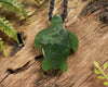 NZ Greenstone Small Turtle Pendant (BK748) Hapopo Pounamu