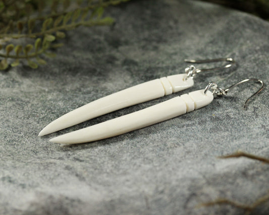 Bone Medium Niho Earrings (BM692)
