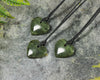 NZ Greenstone XSmall Heart Pendant (BN157) Hapopo Pounamu
