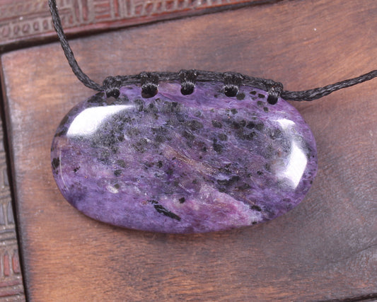 Charoite Breastplate Pendant