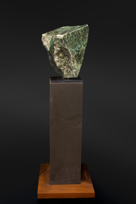 NZ Greenstone Freeform Sculpture (AZ046) Hapopo Pounamu
