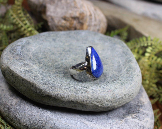 STERLING SILVER RING - Lapis Lazuli