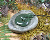 Manaia carved from Hapopo Pounamu - NZ Greenstone