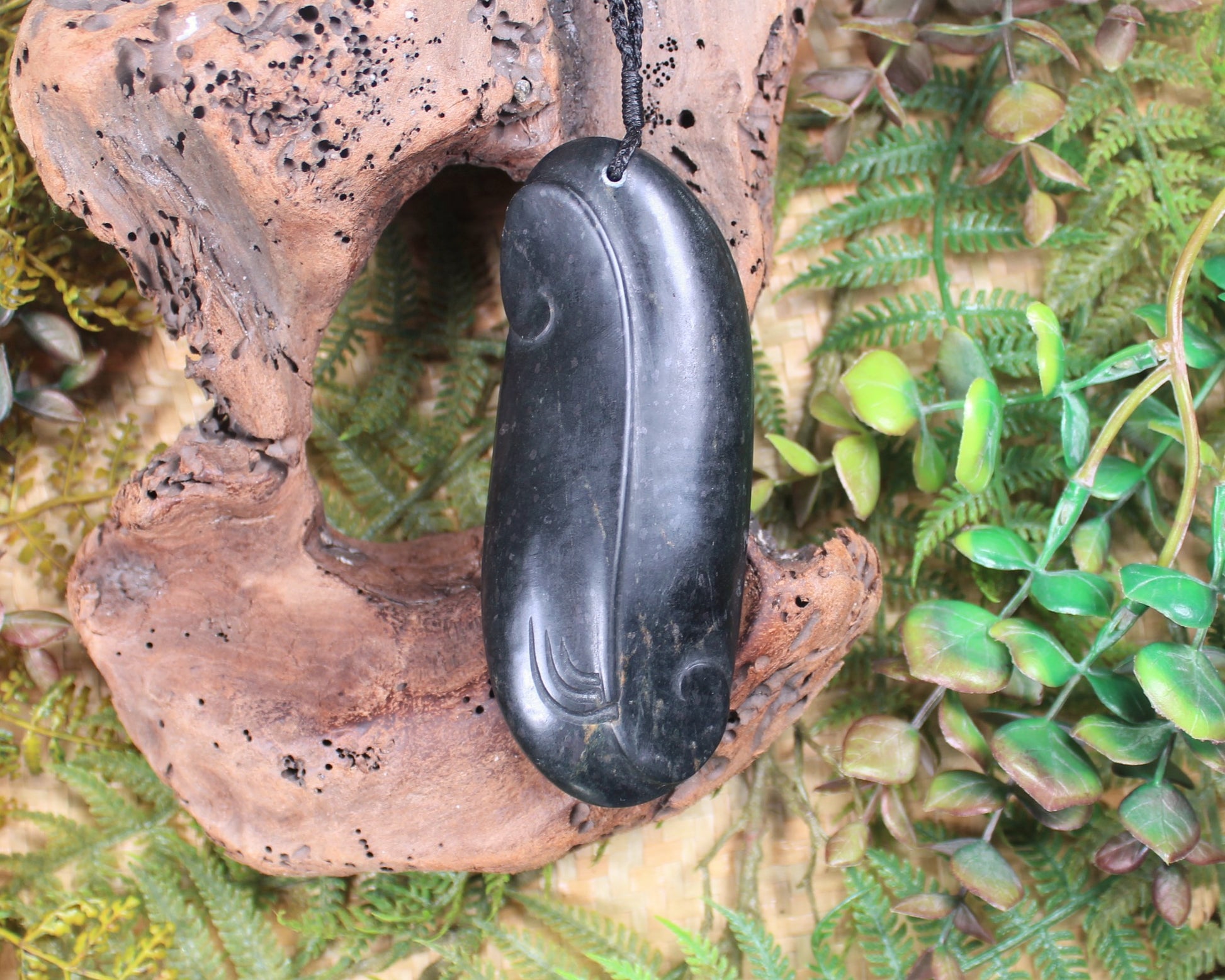 Roimata or Teardrop carved from NZ Serpentine