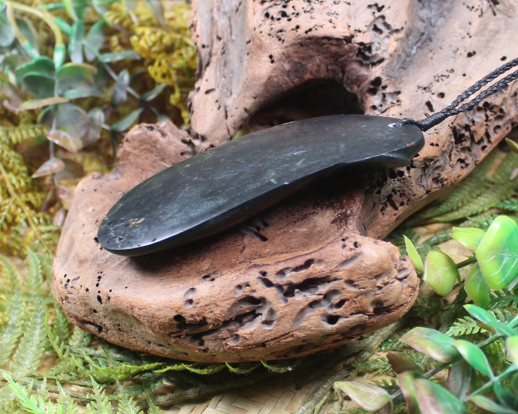 Roimata or Teardrop carved from NZ Serpentine