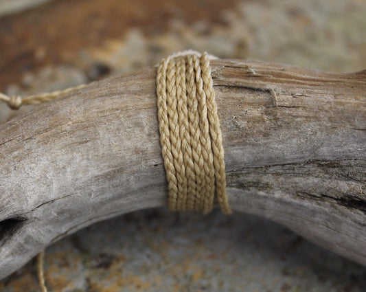 Three Plait Cord - Natural