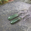 NZ Greenstone Roimata Earrings Hapopo Pounamu