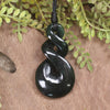 Twist carved from Kawakawa Pounamu - NZ Greenstone