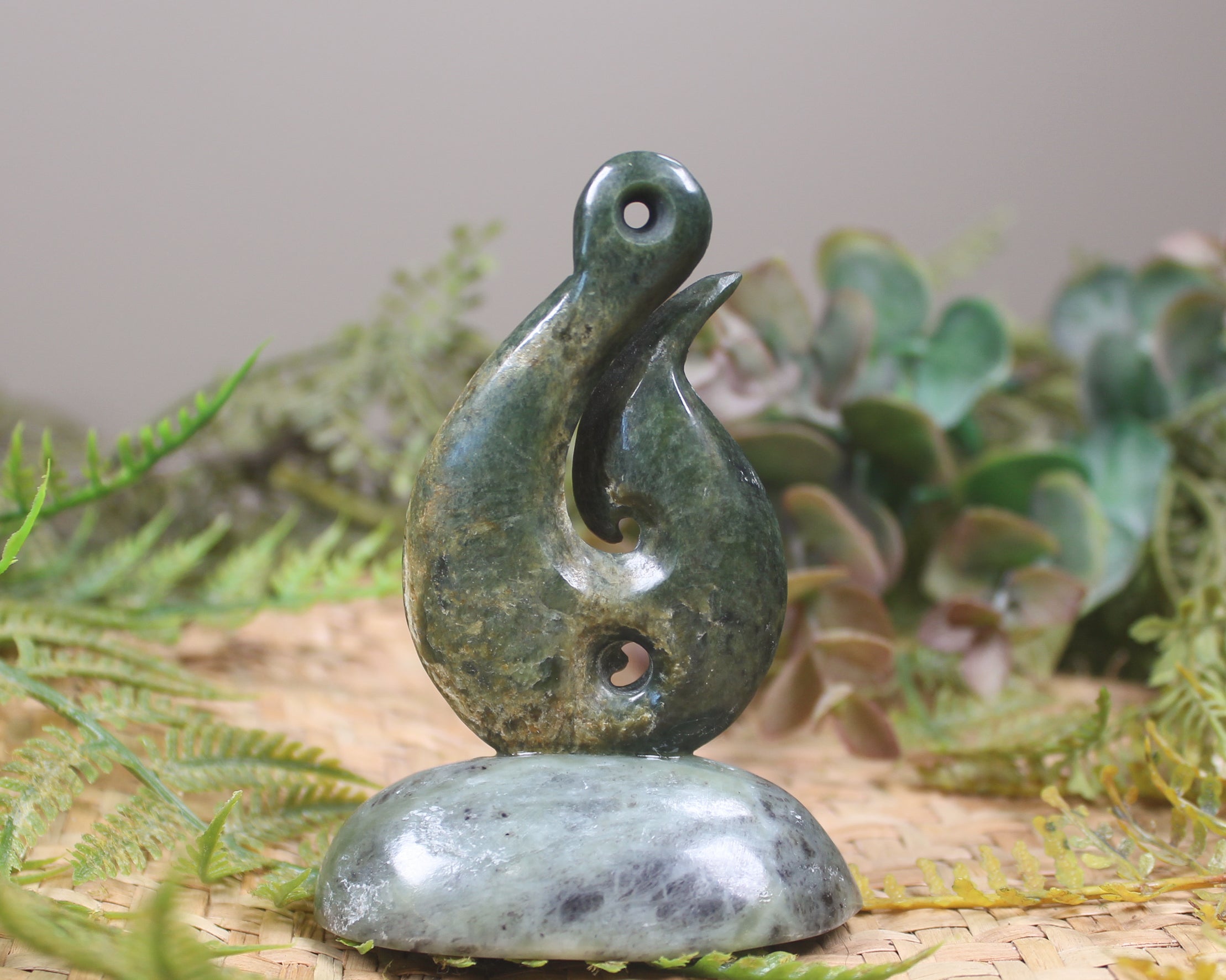 Matau Sculpture carved from Pounamu