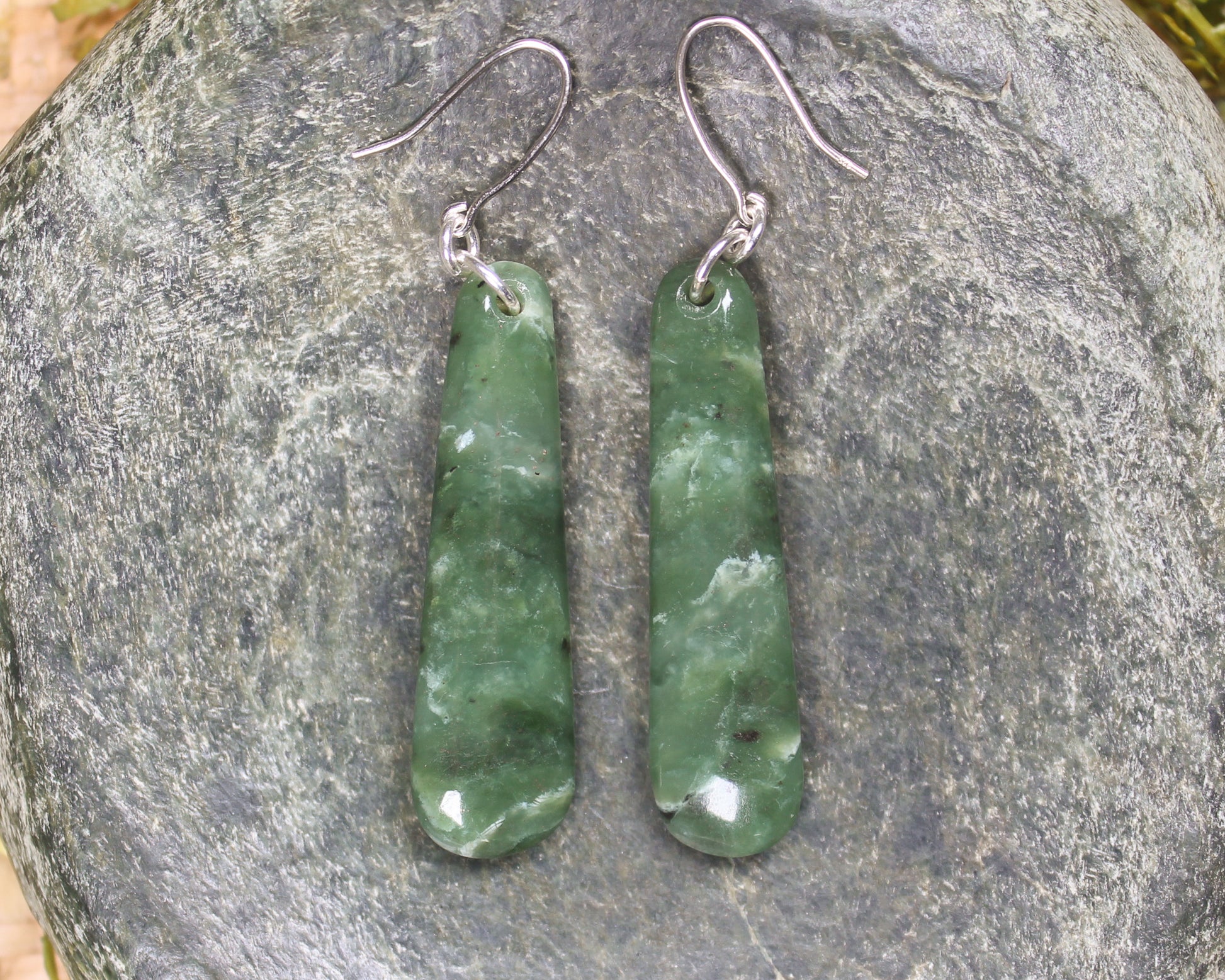 Hapopo Pounamu Earrings