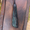 Toki or Adze Pendant carved from Tangiwai Pounamu - NZ Greenstone