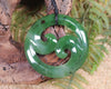 Koru carved from Hapopo Pounamu - NZ Greenstone