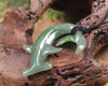 Hammerhead pendant carved from Inanga Pounamu - NZ Greenstone