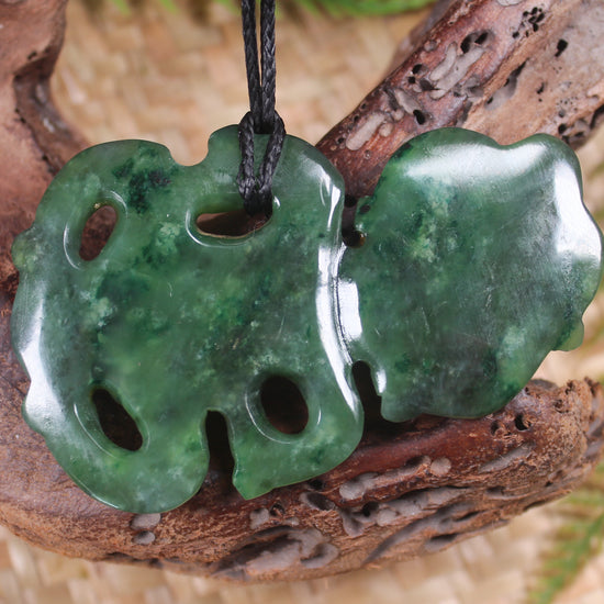 Hei Tiki carved from Kawakawa Pounamu - NZ Greenstone