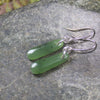 NZ Greenstone Roimata Earrings Hapopo Pounamu