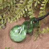 Twist carved from Kawakawa Pounamu - NZ Greenstone