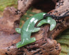 Hammerhead pendant carved from Inanga Pounamu - NZ Greenstone