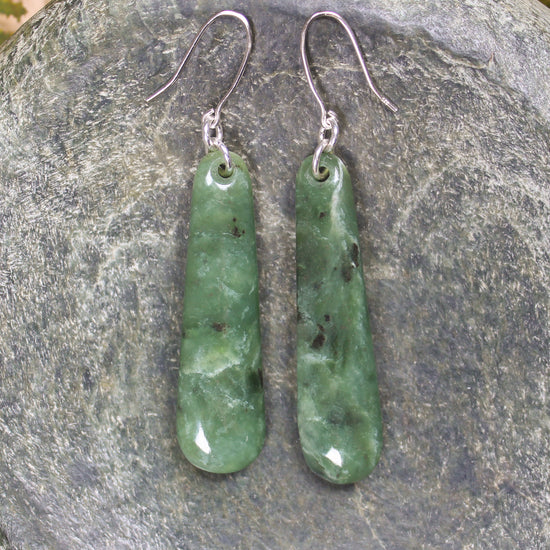 Hapopo Pounamu Earrings