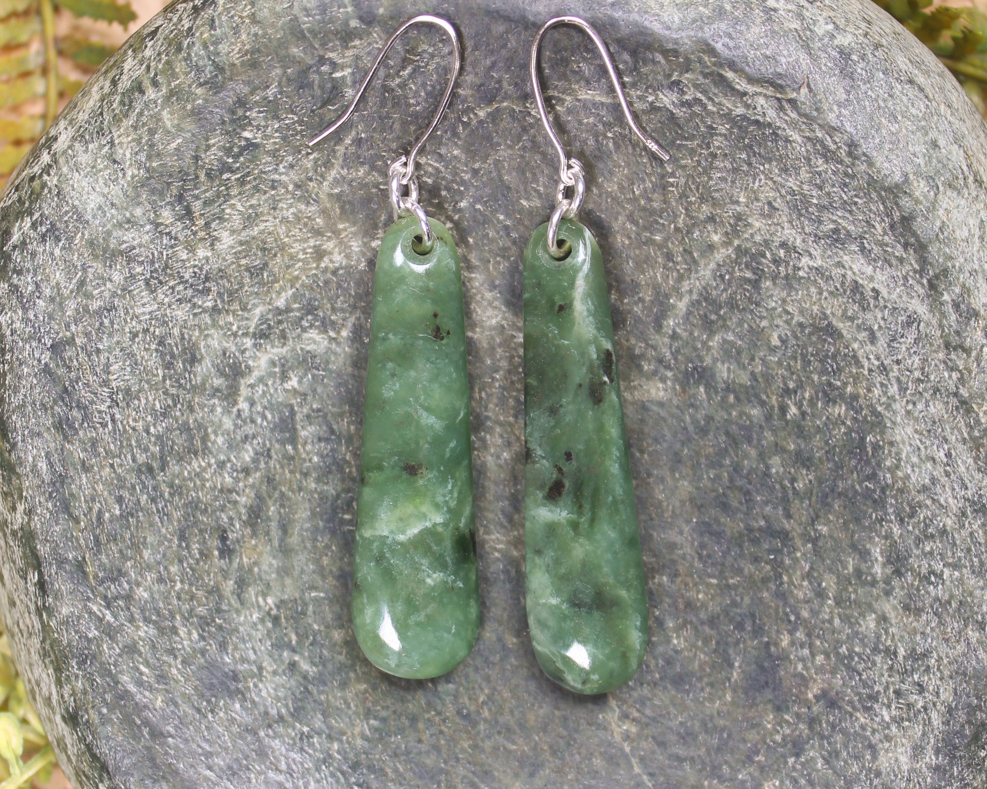 Hapopo Pounamu Earrings
