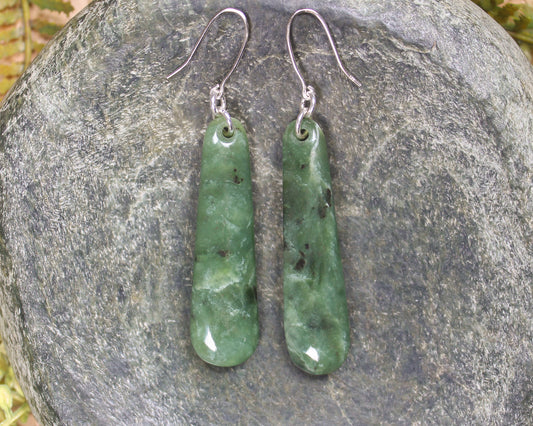 Hapopo Pounamu Earrings