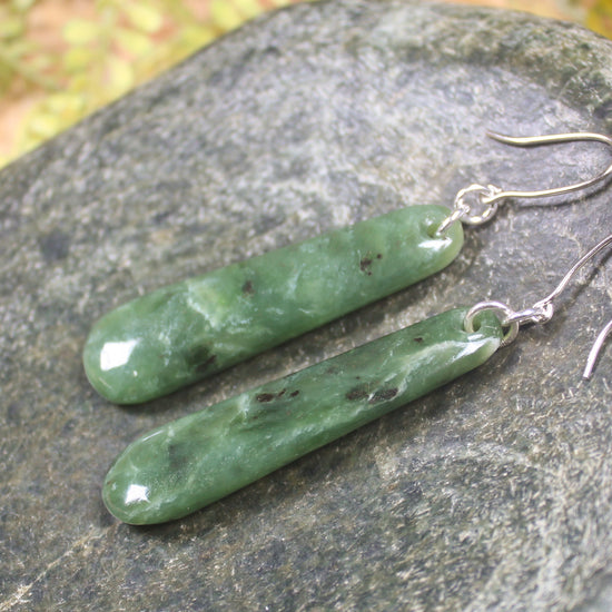 Hapopo Pounamu Earrings