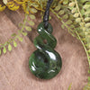 Twist carved from Kawakawa Pounamu - NZ Greenstone
