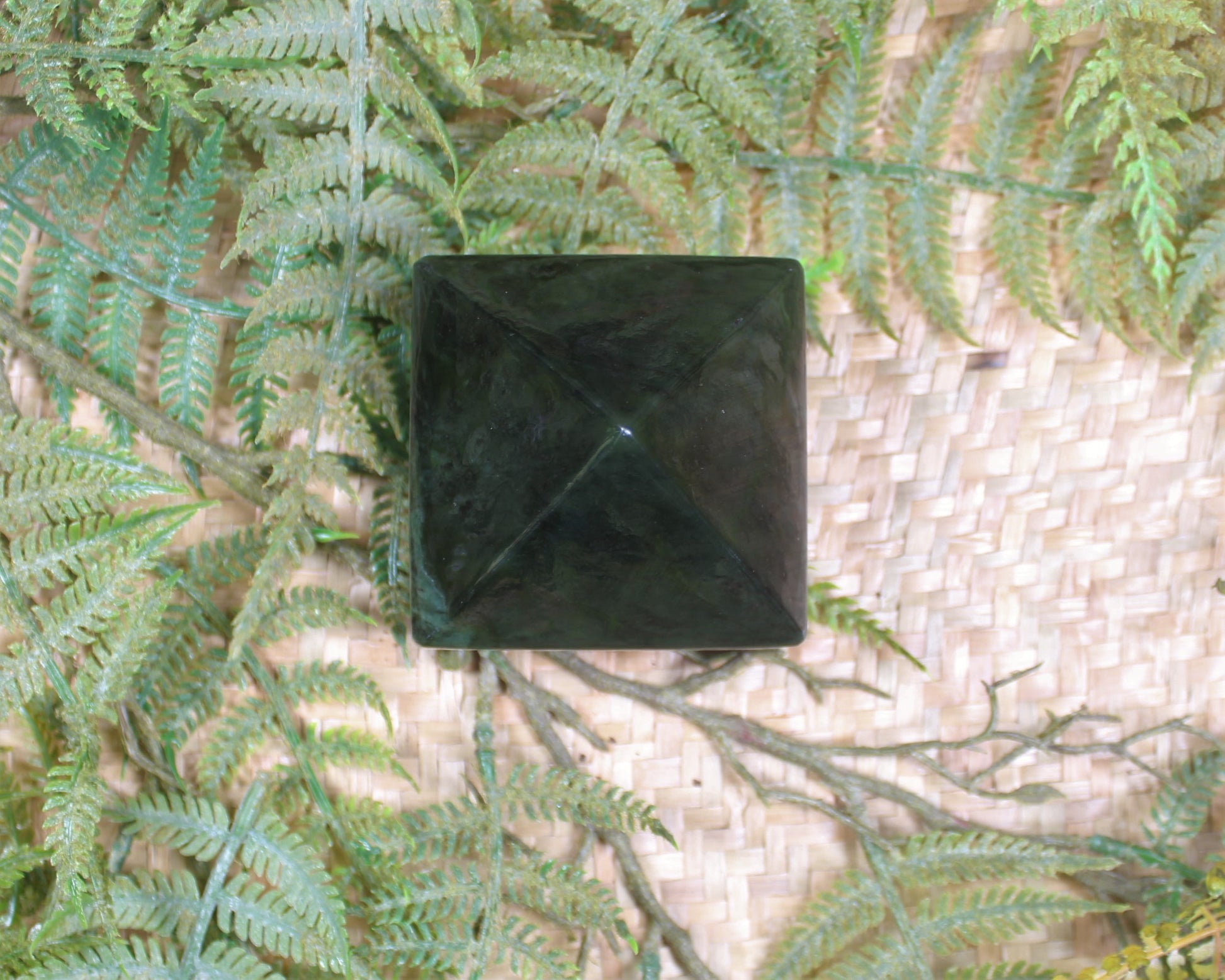 Freeform Kawakawa Pounamu Sculpture