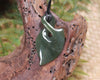 Twist carved from Inanga Pounamu - NZ Greenstone
