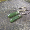 NZ Greenstone Roimata Earrings Hapopo Pounamu