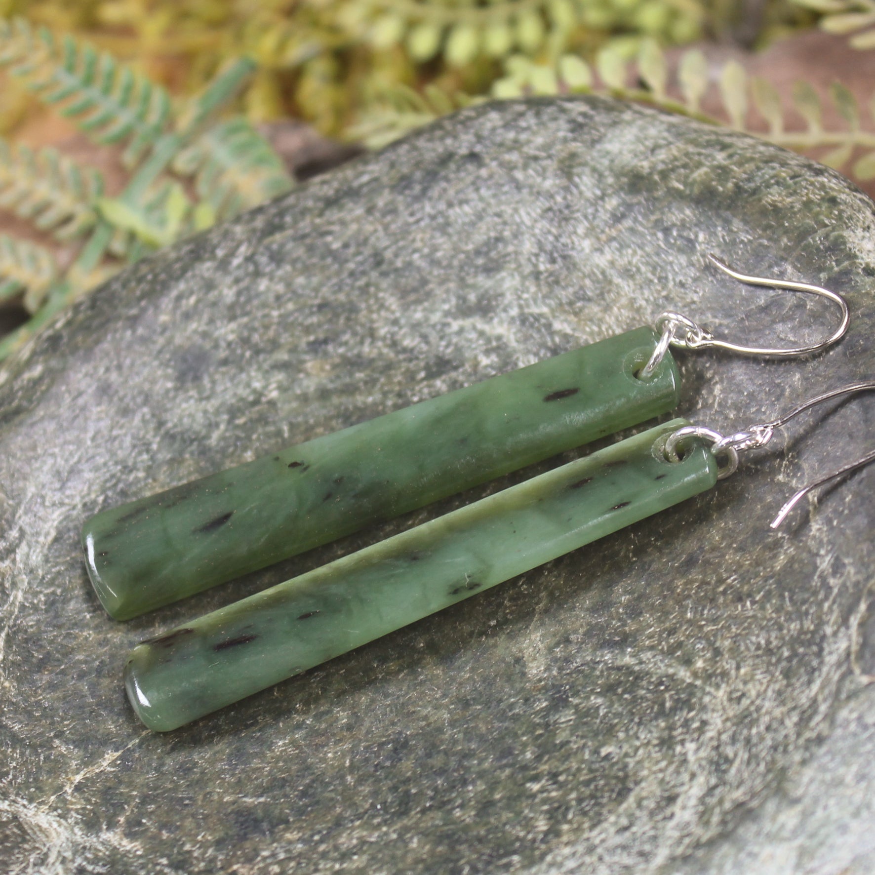 Hapopo Pounamu Earrings