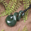 Twist carved from Kawakawa Pounamu - NZ Greenstone