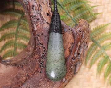 Roimata or Teardrop carved from NZ Serpentine
