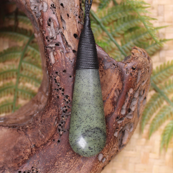 Roimata or Teardrop carved from NZ Serpentine