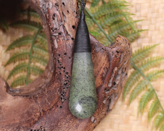 Roimata or Teardrop carved from NZ Serpentine