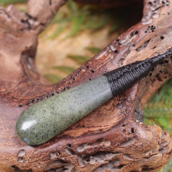 Roimata or Teardrop carved from NZ Serpentine